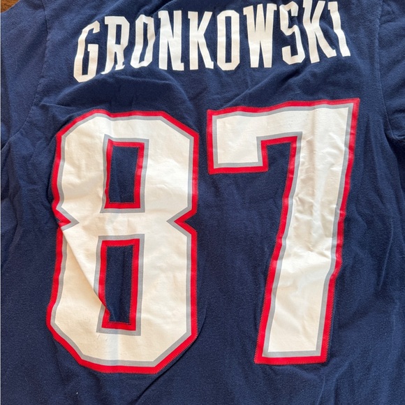 NE Patriots Nike Dark Blue Athletic Tee- Size Small - Picture 7 of 7